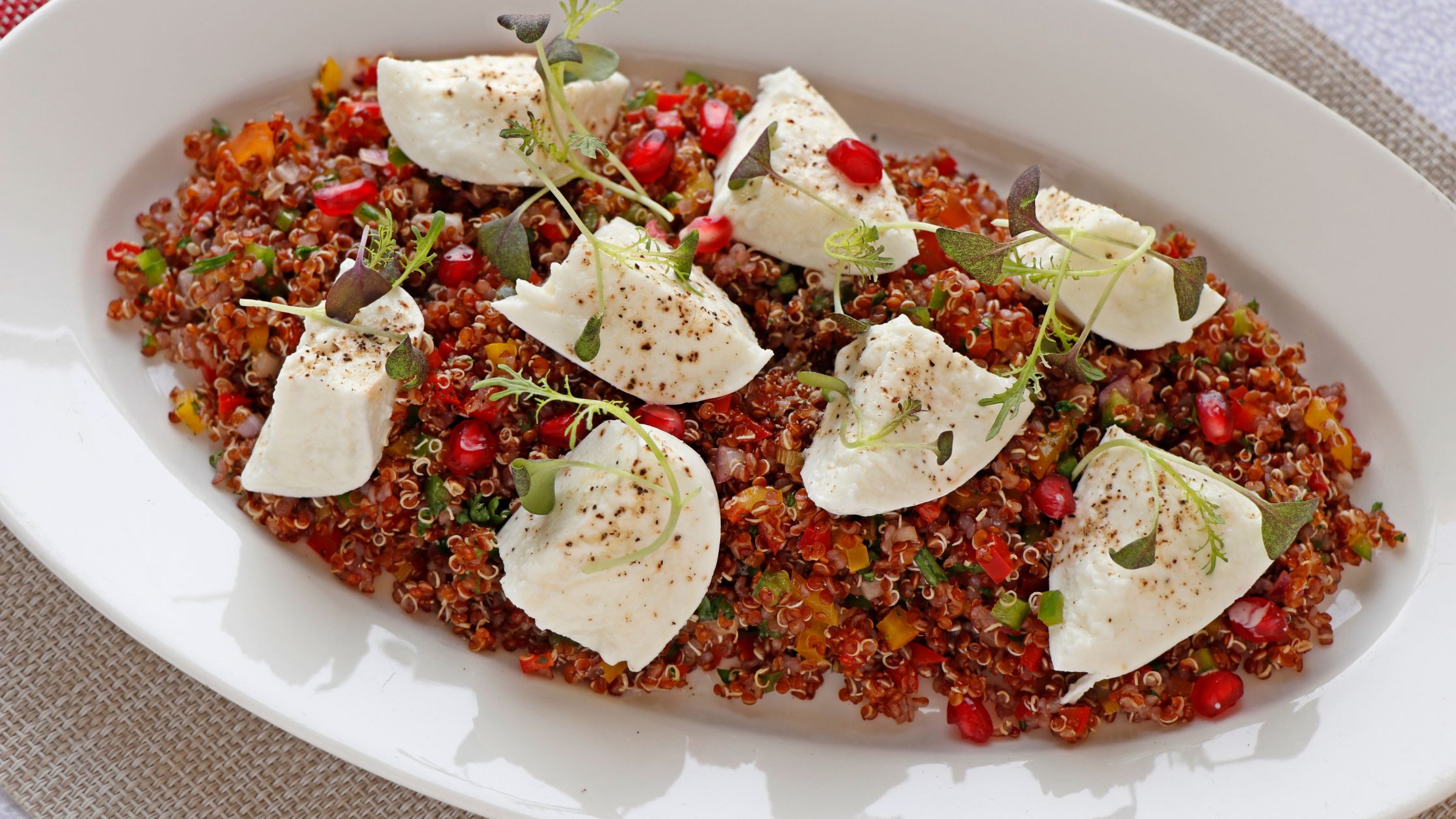 Quinoa & Mozzarella Salad