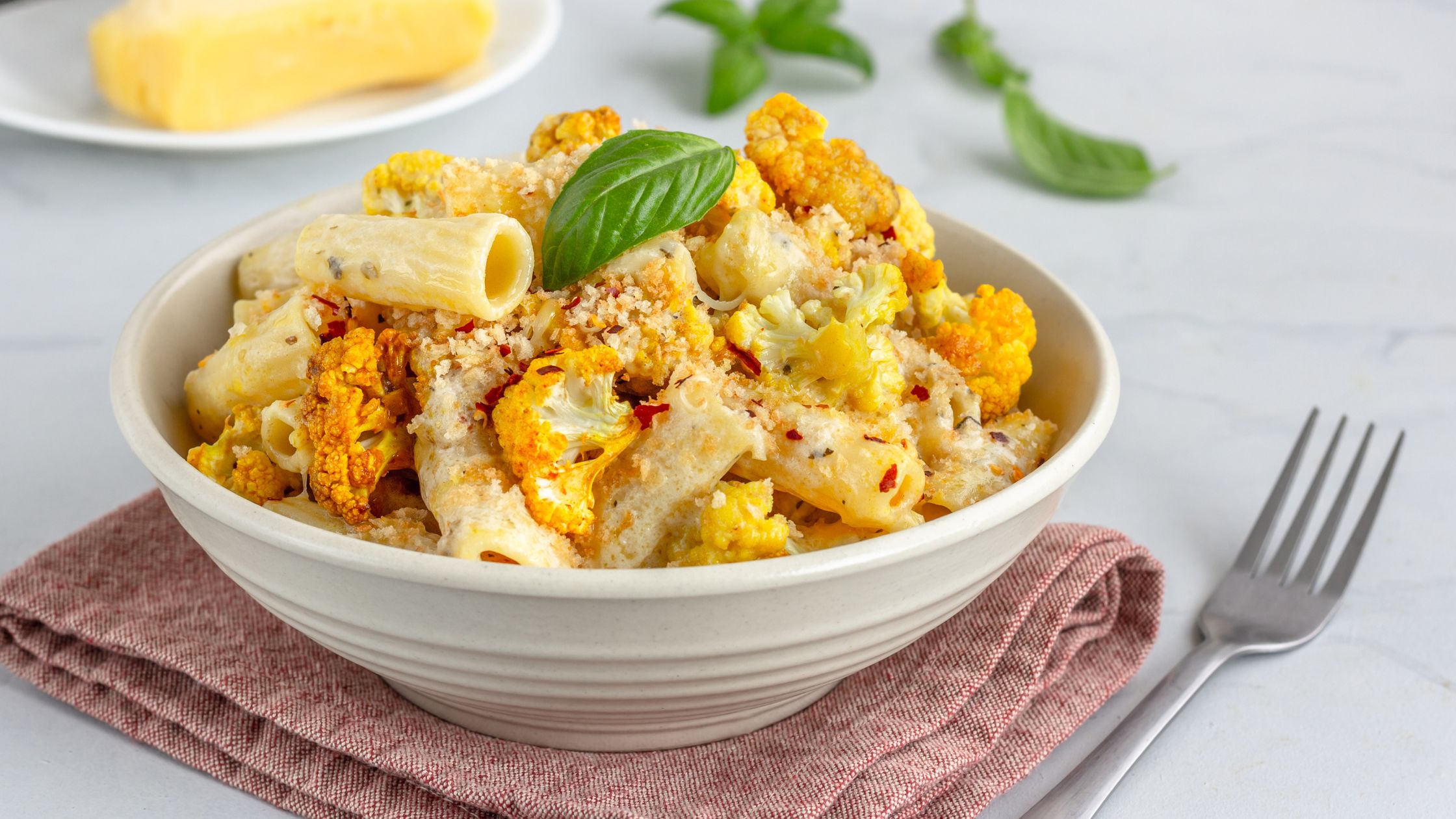 Roasted Cauliflower Pasta