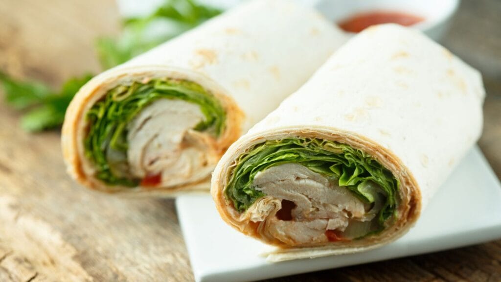 Simple lunches for kids - Chicken Salad Wrap - Mamavitalicious