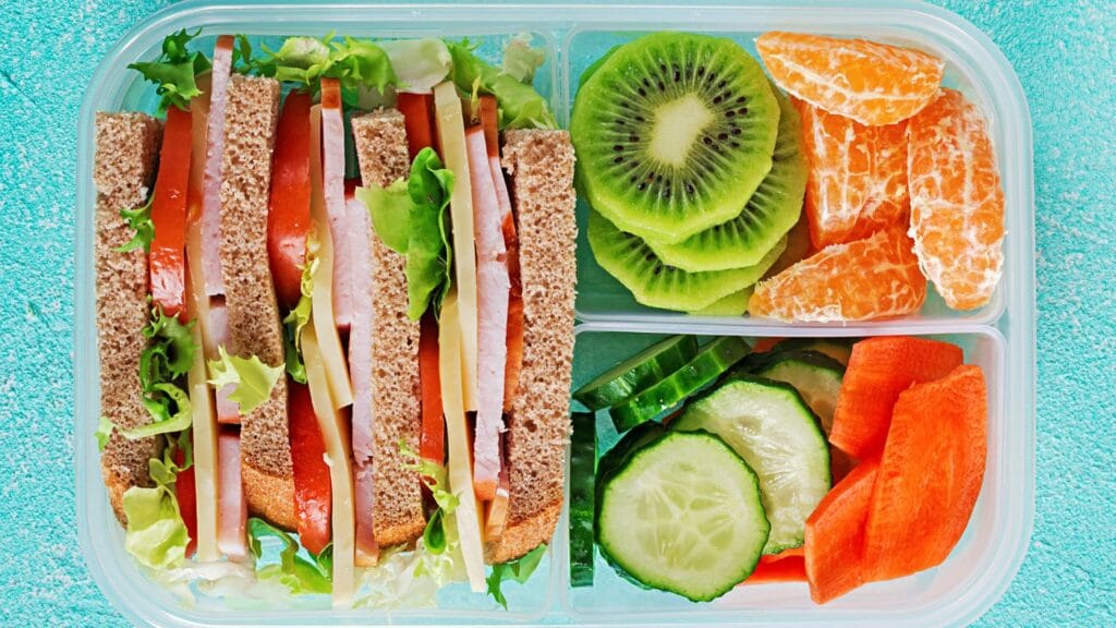 Turkey & Cheese Sandwich-Simple Lunches for Kids-Mamavitalicious