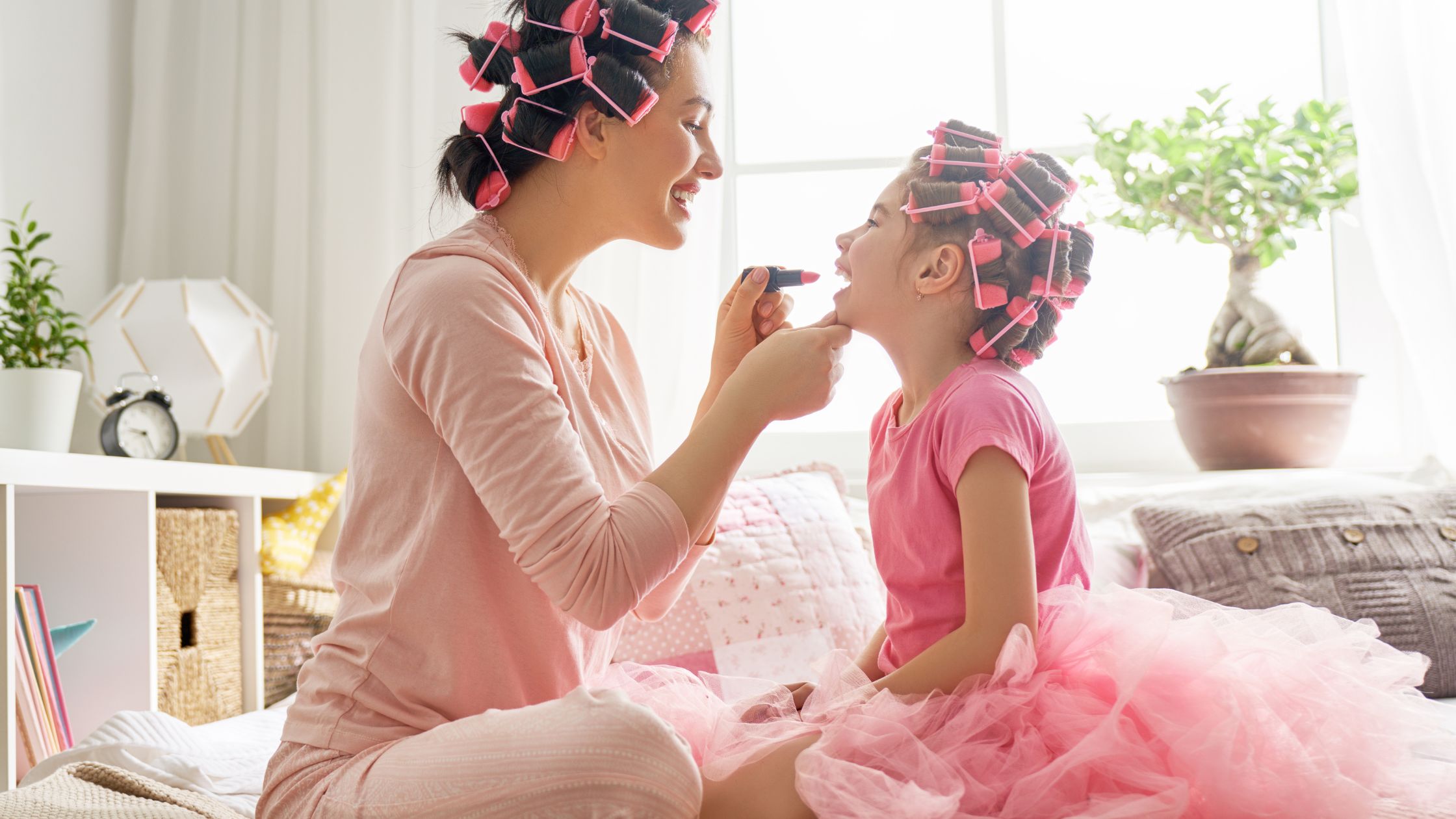 A thoughtful Mother's Day gift beautifully wrapped in a decorative box with a ribbon.